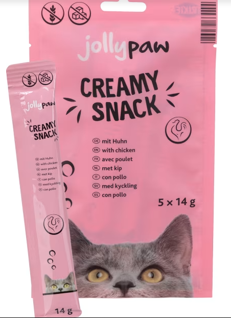 Creamy Snack with chicken, 5 × 14 g