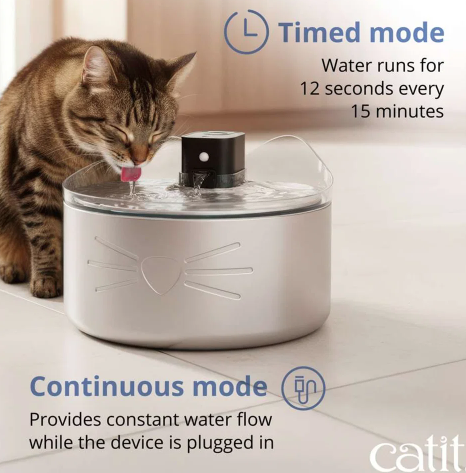 Catit PIXI Stainless Steel UV-C Drinking Fountain 5L