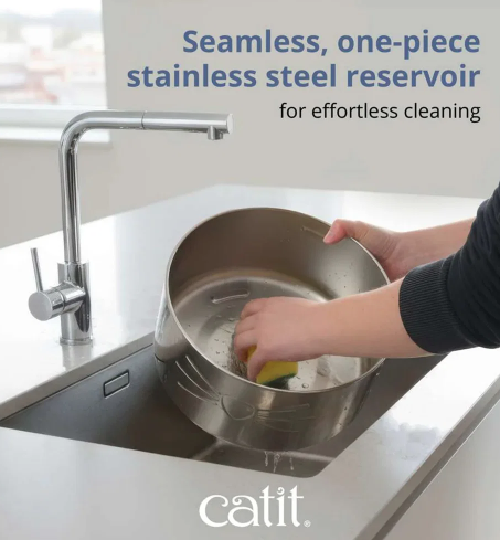 Catit PIXI Stainless Steel UV-C Drinking Fountain 5L