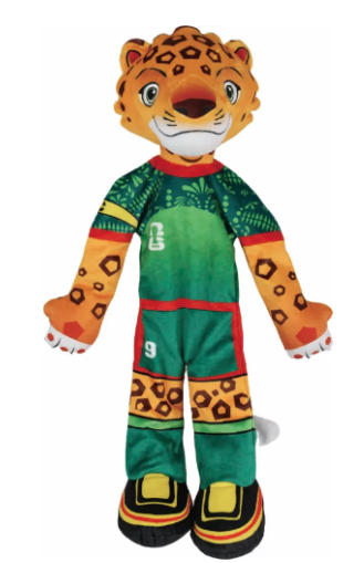 Zayu maskot flat apporteringsball 50x26x11,5cm - FIFA26