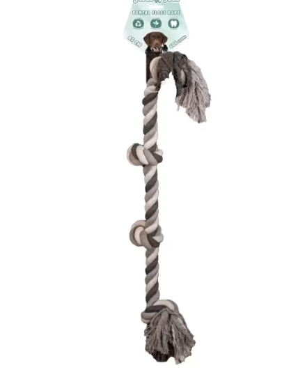 Floss Toss Dental Rope 4 Knot - 85 cm