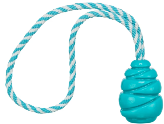 Hundeleke Super Strong Jumper With Rope 5,1cm/33cm Petrol