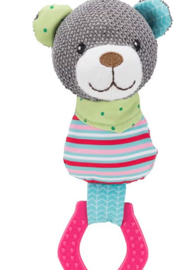 Hundeleke  Junior Bjørn i Stoff/Plastikk 23cm