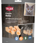 Premio Rolls M/Kylling & Laks 50g