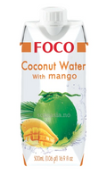 FOCO UHT COCONUT WATER WITH MANGO 500ml