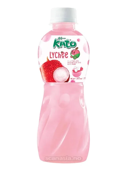 KATO Lychee Juice With Nata De Coco 250ml