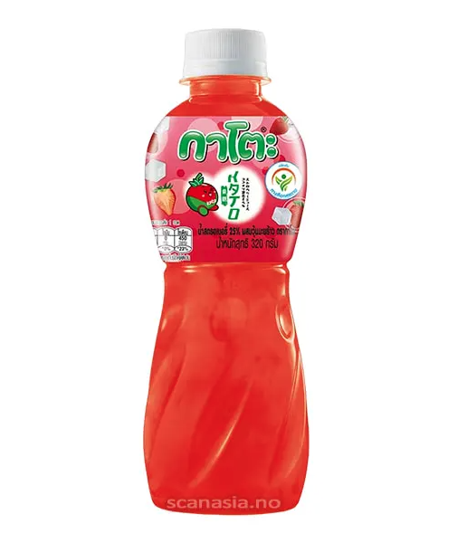 KATO Strawberry Juice With Nata De Coco 250ml