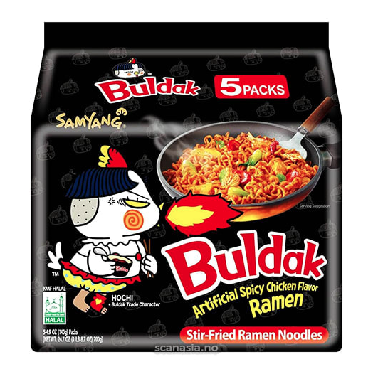 SAMYANG Instant Noodle Hot Chicken 5pk (5x140g)