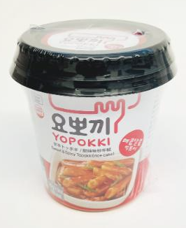 YOPOKKI Sweet & Spicy Topokki (Rice Cake) Bowl 140g