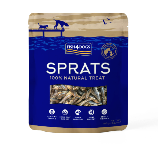 F4D Natural Sprats 100g