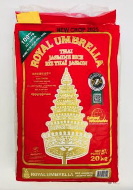 ROYAL UMBRELLA Thai Jasmine Rice 20kg