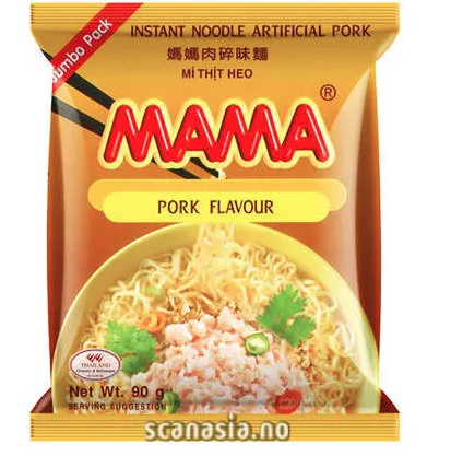MAMA Instant Noodles Pork Flavour 90g