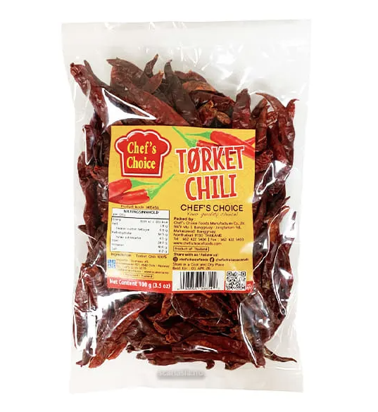 CHEF'S CHOICE Hot Dried whole Chilli 100g