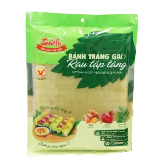 SACHI Rice Paper - Mix Vegetable 120g (Dato 20.11.2026)
