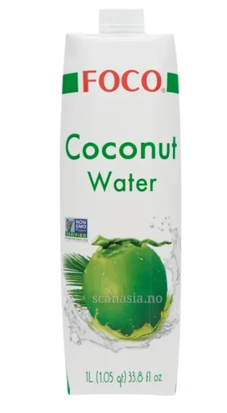 FOCO UHT COCONUT WATER 1L