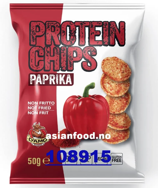 DAMO Protein chips paprika 50g