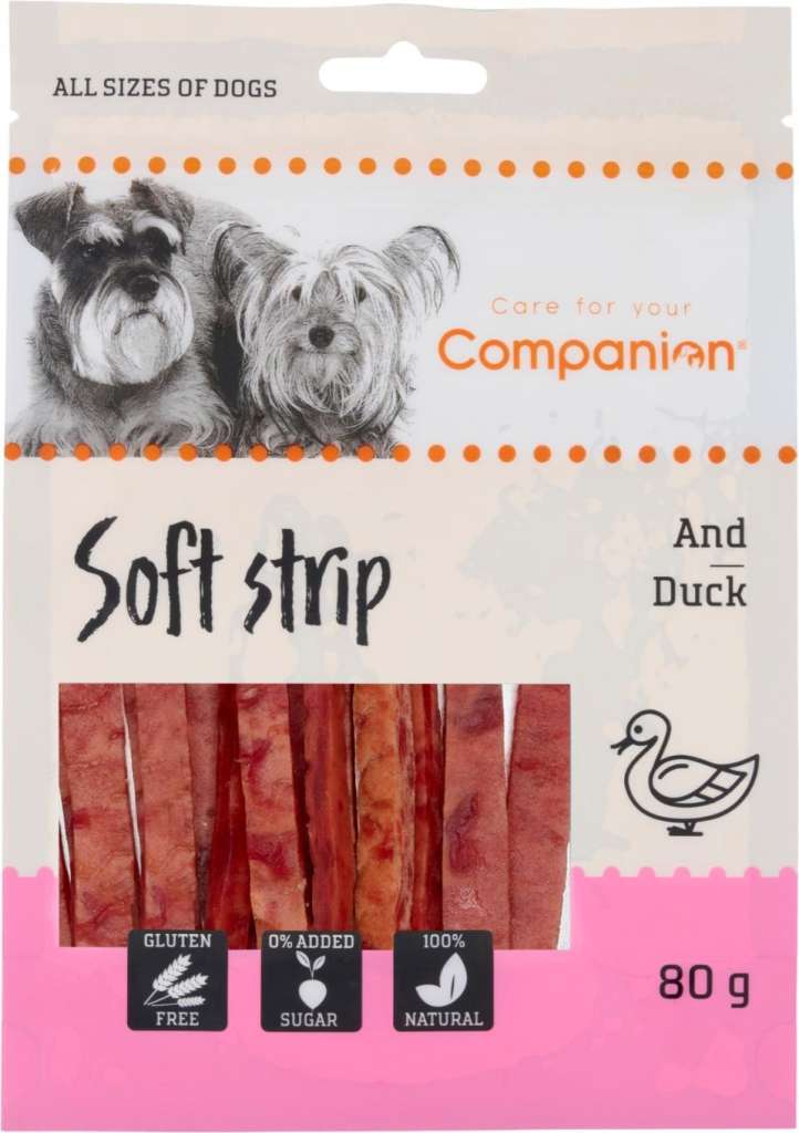 Companion soft duck strips 80gr