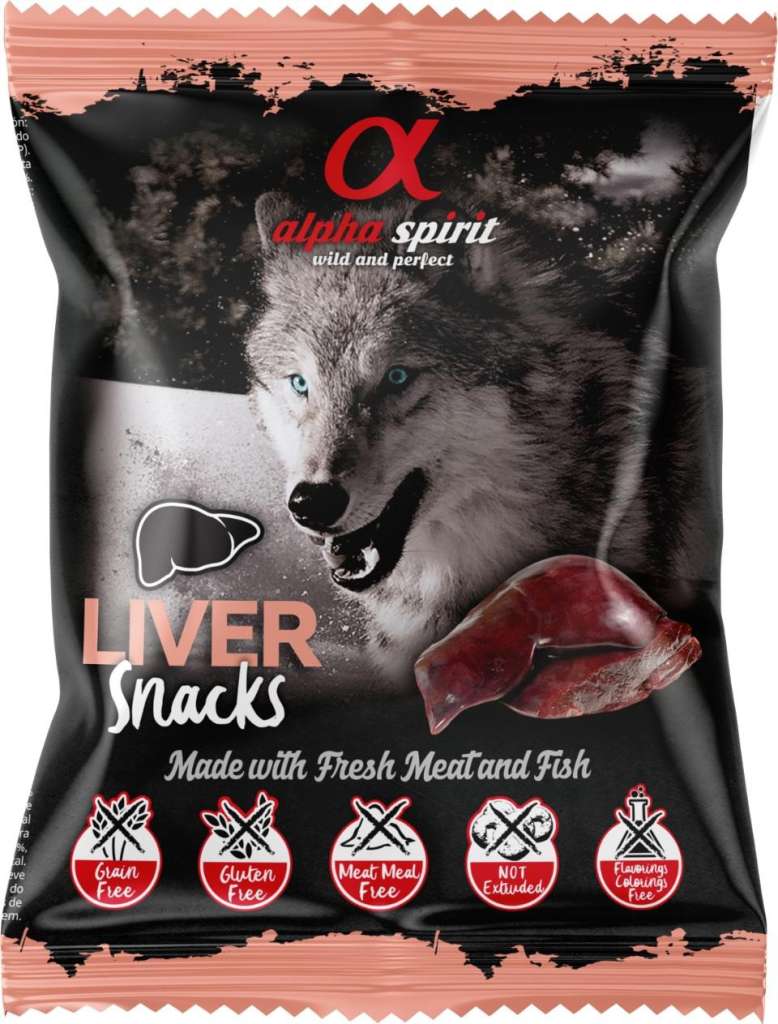 Liver Snack, AlphaSpirit, 50 g