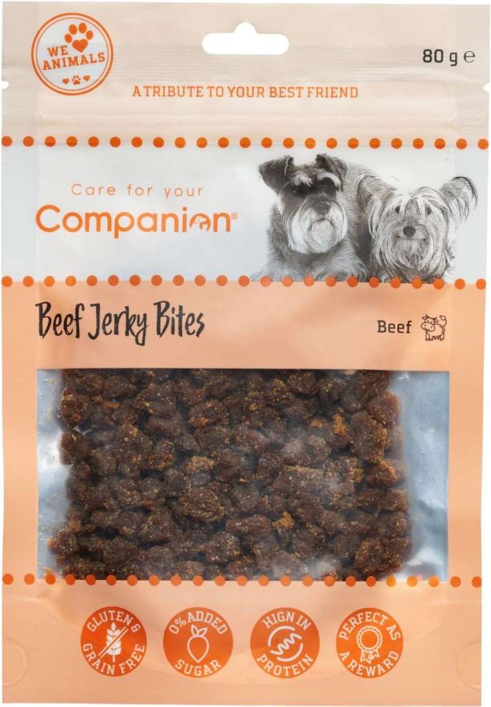 Companion Beef jerky bites 80g