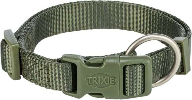 Halsb. Premium 15-25cm 10mm XXS-XS Olive Green