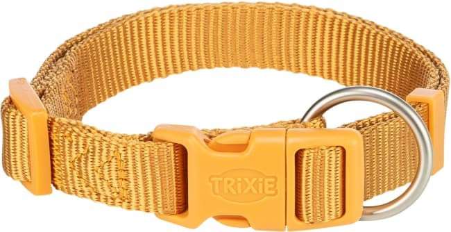 Halsb. Premium 35-55cm 20mm M-L Curry M/Hurtiglås