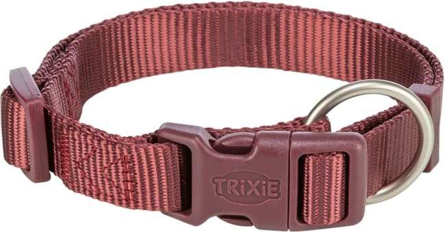 Halsb. Premium 15-25cm 10mm XXS-XS Sangria