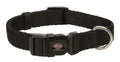 Halsb. Premium 30-45cm/15mm S/M Sort