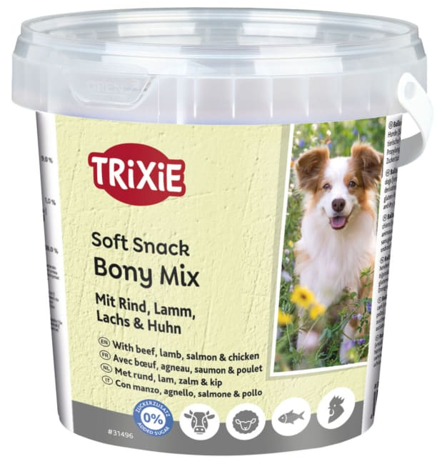 Bony Mix M/Biff, Lam, Laks og Kylling 500g