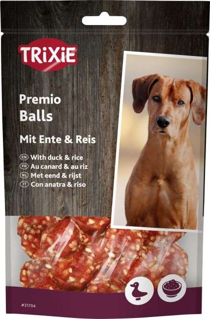 Trixie Rice Duck Balls 80g