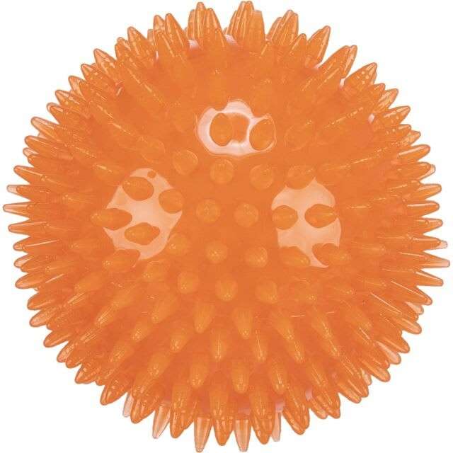 Hundeleke Ball M/Pigg Termoplastikk Gummi U/Lyd 8cm