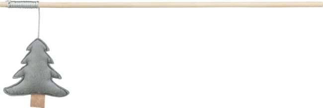 Juleleke Katt Fiskestang Juletre i Stoff 48cm