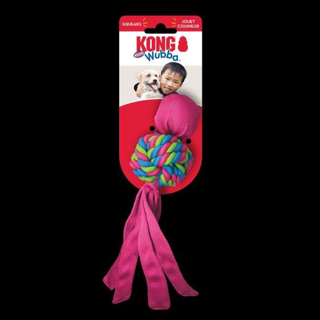 Hundeleke KONG Wubba Weaves S