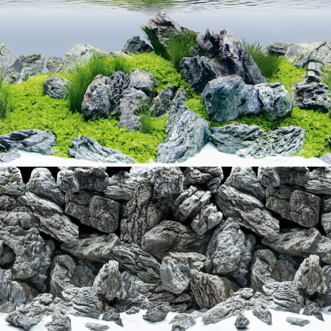 Juwel POSTER Aquascape/stone 150x60cm