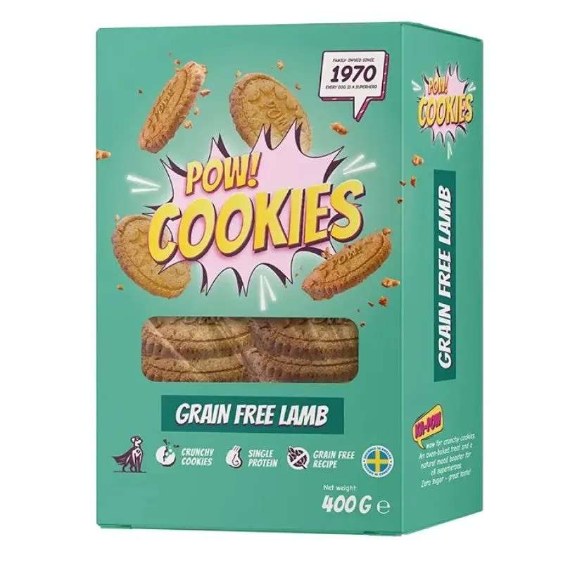 POW! Dog Cookies Grain free Lamb 400g