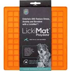 LickiMat 20x20cm Oransje