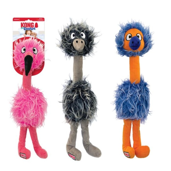 KONG Comfort Jumbo Birds, mix, XL